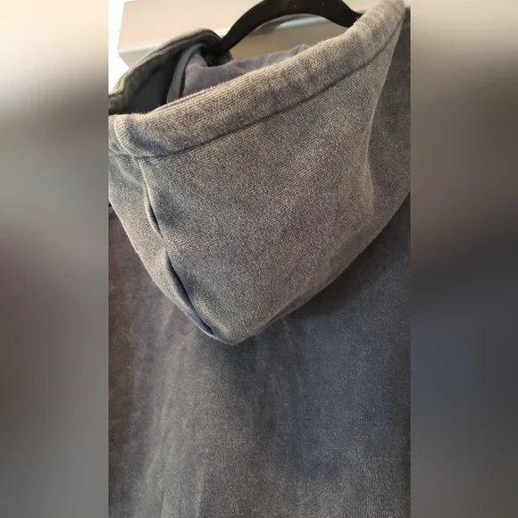 Alphalete Very Terry Hoodie Sweatshirt Medium Sun Bleached Distresssed - Picture 4 of 7